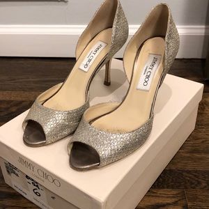 Jimmy choo glitter heels